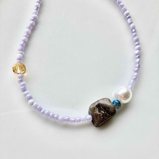 beads necklace＊grape(ネックレス)