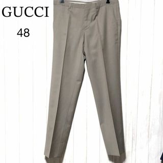 グッチ ウールパンツ 48 GUCCI スラックス イタリア製