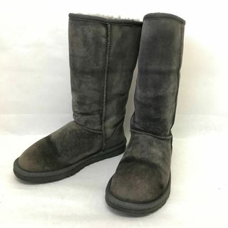 アグ(UGG)のUGG アグ ムートンブーツ グレー 22cm ミドルブーツ A0010(ブーツ)