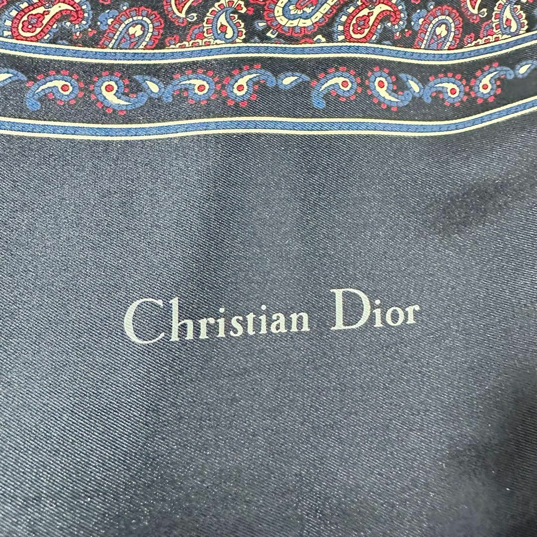 Christian Dior(クリスチャンディオール)のChristian Dior / クリスチャンディオール　ペイズリー柄　マフラー レディースのファッション小物(マフラー/ショール)の商品写真