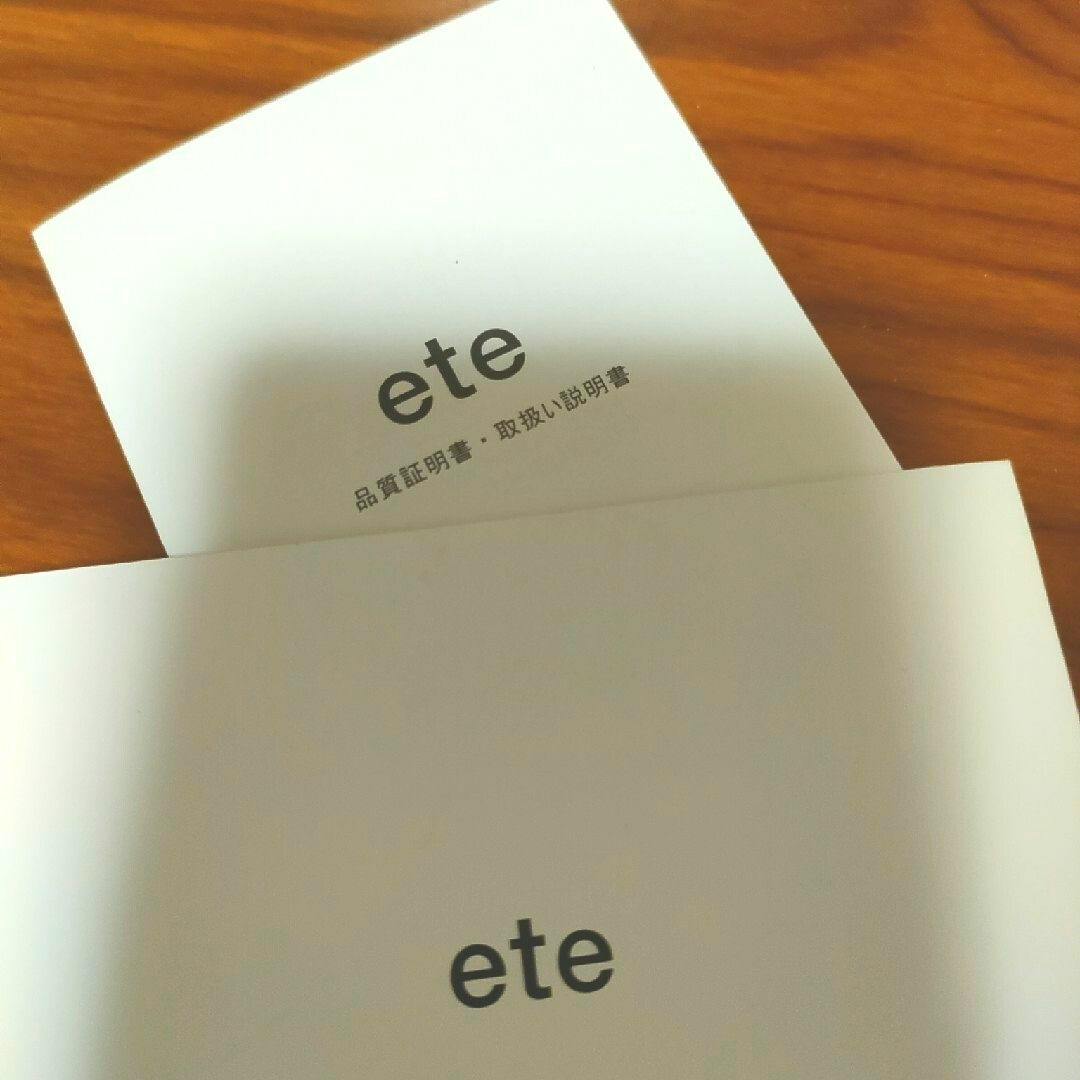 ete(エテ)のeteイニシャル　ネックレス『M』 レディースのアクセサリー(ネックレス)の商品写真