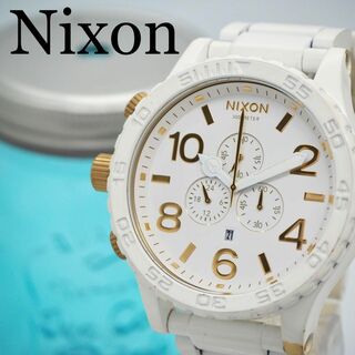 NIXON - 504 Nixon ニクソン時計 メンズ腕時計 ホワイト ビッグ