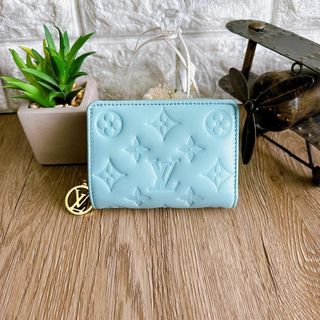 ルイヴィトン(LOUIS VUITTON)の◇ルイヴィトン◇モノグラム エンボス ポルトフォイユ ルー アズール 折り 財布(財布)