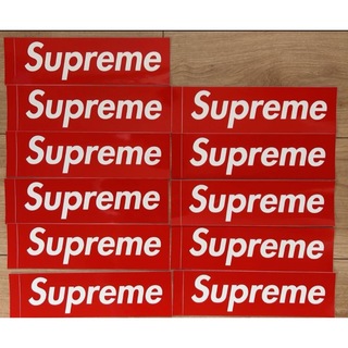 シュプリーム(Supreme)の【期間限定】supreme box logoステッカー10枚　予備1枚(その他)