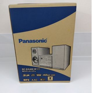 パナソニック(Panasonic)の【新品未使用品】Panasonic SDステレオシステム SC-SX400-W(その他)