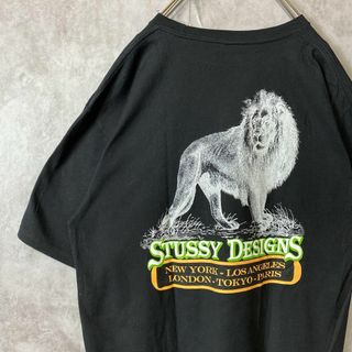 STUSSY - 【極美品 限定品】ステューシー 両面プリント スリーブロゴ