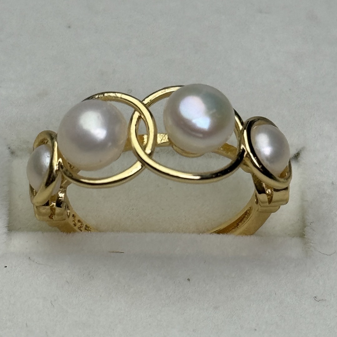 本真珠リング　4-6mm 天然パールリング レディースのアクセサリー(リング(指輪))の商品写真