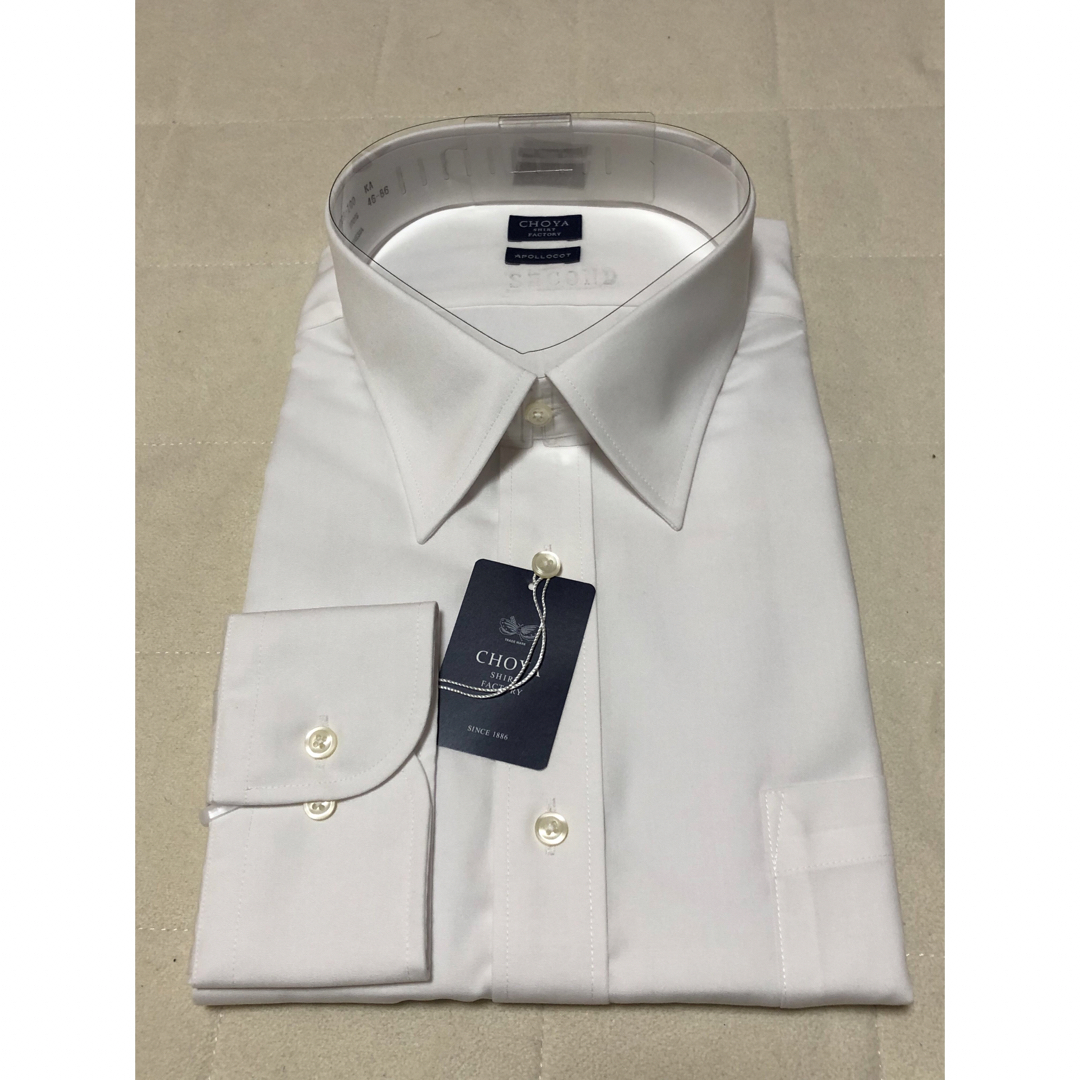 CHOYA SHIRT FACTORY(チョウヤシャツファクトリー)のM591新品CHOYA長袖ワイシャツ綿100％ 46-86￥10120形態安定 メンズのトップス(シャツ)の商品写真