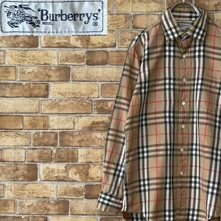 BURBERRY - 【激レア】希少 バーバリー Burberry オープンカラーシャツ