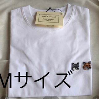 メゾンキツネ(MAISON KITSUNE')のメゾンキツネ　Tシャツ　M(Tシャツ/カットソー(半袖/袖なし))