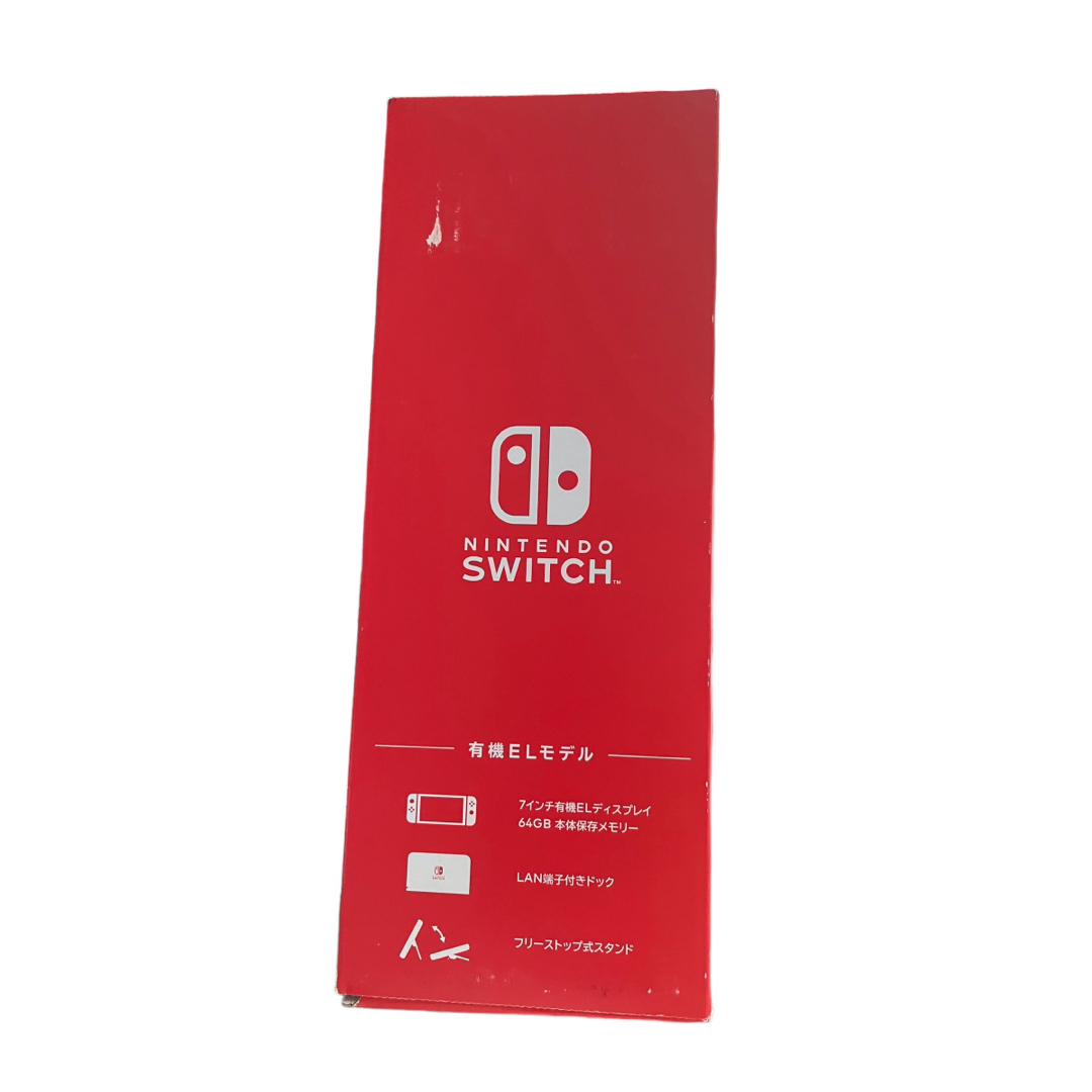 Nintendo Switch(ニンテンドースイッチ)の【箱キズありの為 特価】Nintendo Switch 有機ELモデル ホ エンタメ/ホビーのゲームソフト/ゲーム機本体(家庭用ゲーム機本体)の商品写真