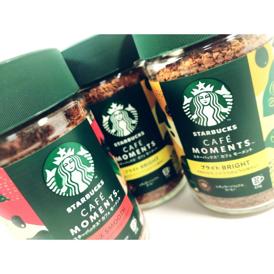 Starbucks(スターバックス)のスターバックス 　カフェ モーメント　65g　2種類　スムース　ブライト 食品/飲料/酒の飲料(コーヒー)の商品写真