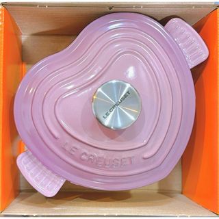 ルクルーゼ(LE CREUSET)の【新品】ルクルーゼ ココット ダムール モーヴピンク 20cm(鍋/フライパン)