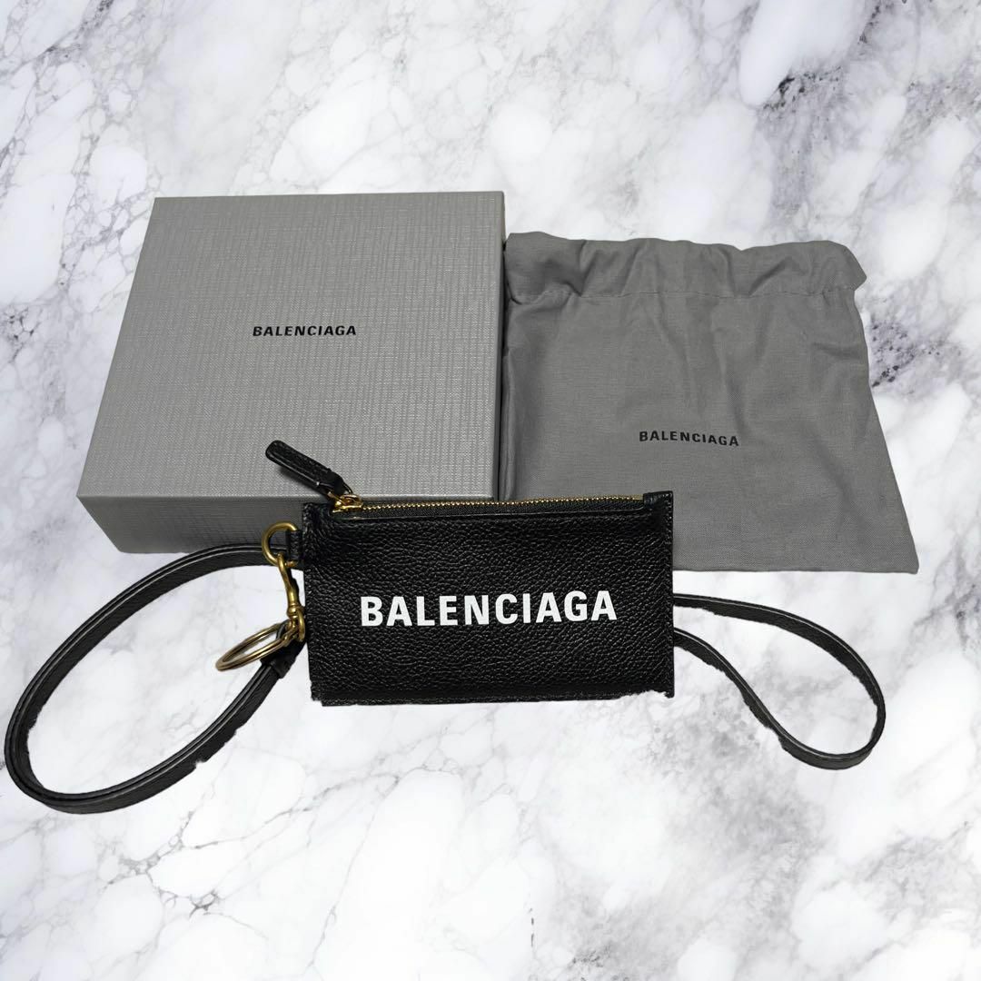 Balenciaga(バレンシアガ)の新品 BALENCIAGA バレンシアガ フラグメントケース 594548 金黒 メンズのファッション小物(コインケース/小銭入れ)の商品写真