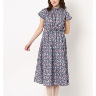 ローラアシュレイ(LAURA ASHLEY)の新品✨タグ付き♪ローラアシュレイ　お洒落　上品　麻綿ワンピース　　大特価‼️(その他)