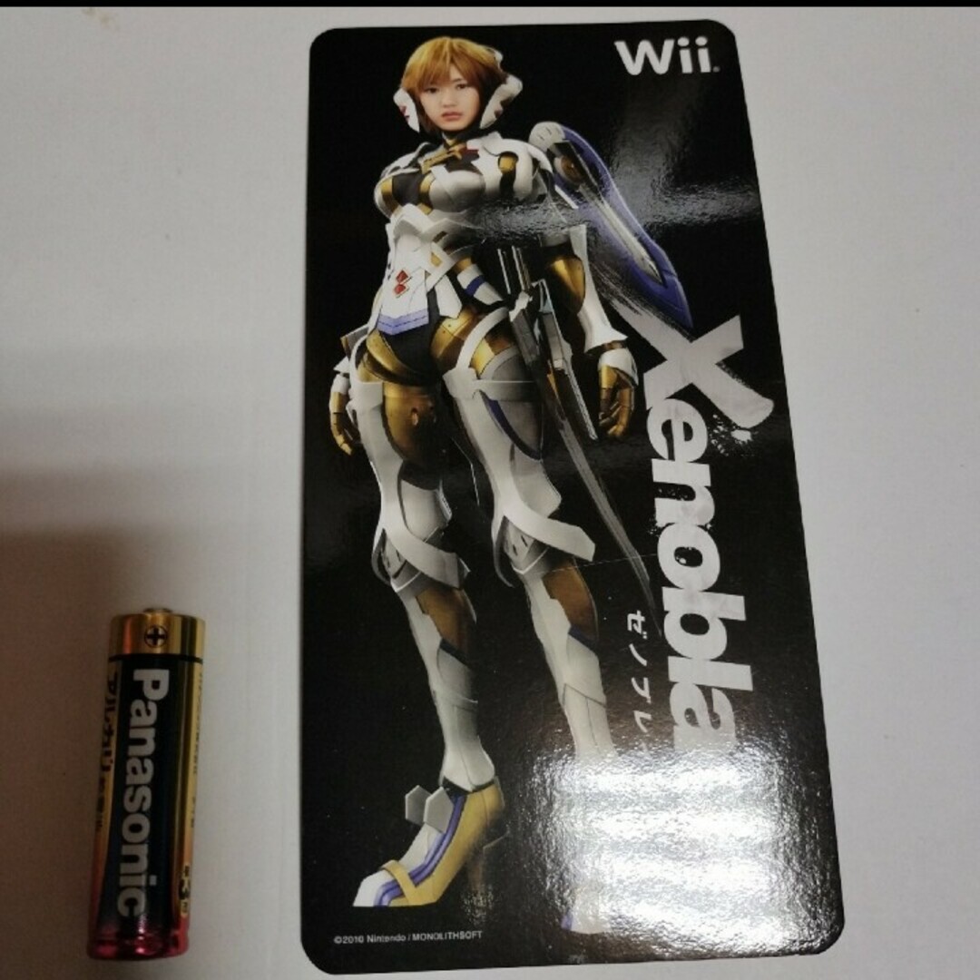 AKB48(エーケービーフォーティーエイト)の渡辺麻友　まゆゆ　Wii  ゼノブレイド　コスプレ　販促カード　しおり エンタメ/ホビーのタレントグッズ(アイドルグッズ)の商品写真