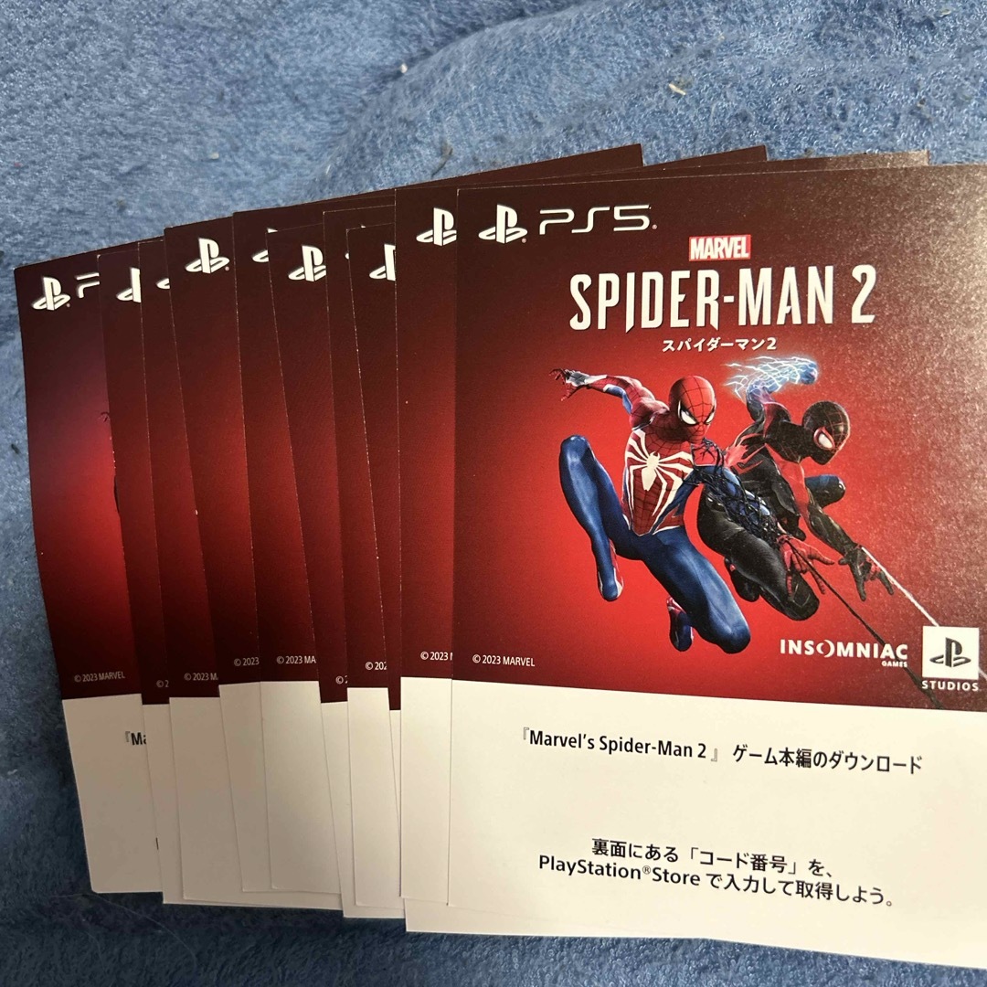 PS5 スパイダーマン2 プロダクトコード 新品１０枚 エンタメ/ホビーのゲームソフト/ゲーム機本体(PCゲームソフト)の商品写真