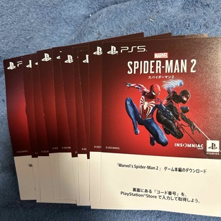 PS5 スパイダーマン2 プロダクトコード 新品１０枚(PCゲームソフト)