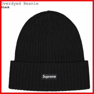 シュプリーム(Supreme)のSupreme 24SS Overdyed Beanie "Black"(ニット帽/ビーニー)