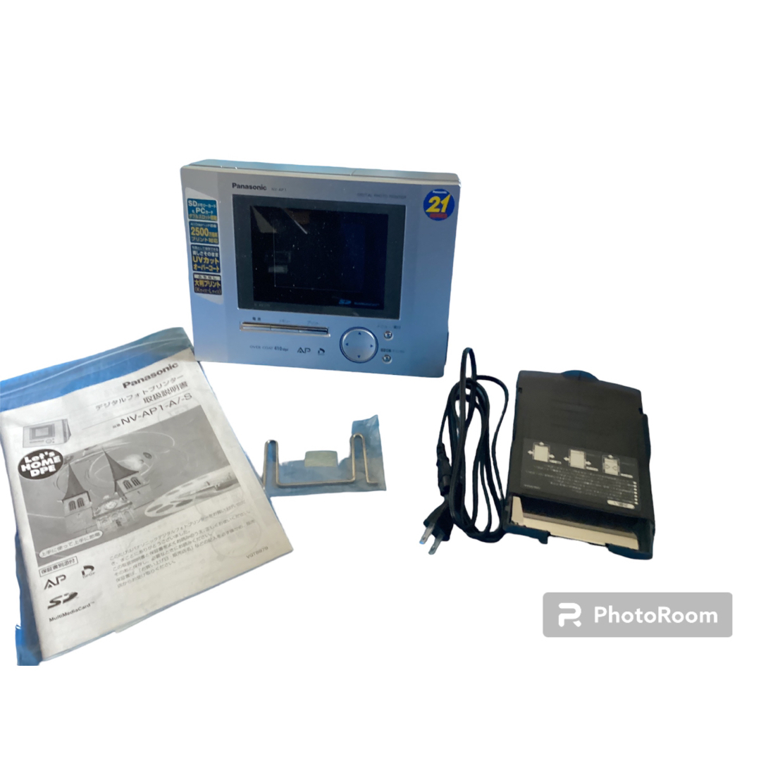 Panasonic(パナソニック)のNational NV-AP1-S デジタルフォトプリンター スマホ/家電/カメラのPC/タブレット(PC周辺機器)の商品写真