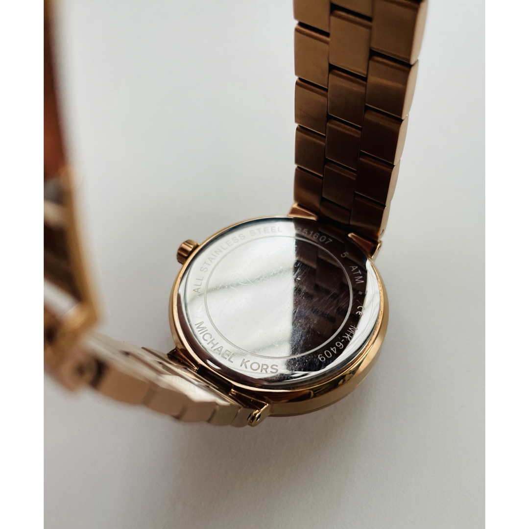 Michael Kors(マイケルコース)の【電池新品の完品】マイケルコースのガーナー！ローズゴールドカラー！ レディースのファッション小物(腕時計)の商品写真