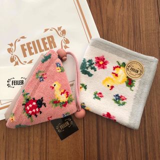 フェイラー(FEILER)の【お取置き中】FEILER 新品バッグ＆ハンカチ(トートバッグ)