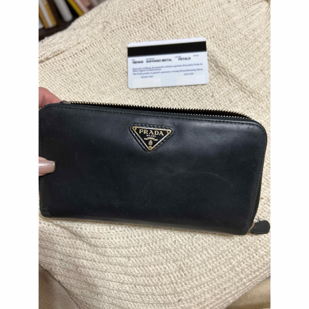 PRADA(プラダ)の専用☆PRADA☆トライアングルジップアラウンド長財布 レディースのファッション小物(財布)の商品写真