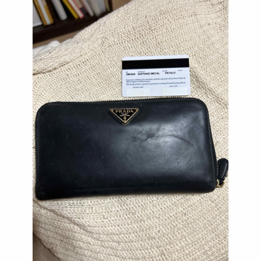 PRADA(プラダ)の専用☆PRADA☆トライアングルジップアラウンド長財布 レディースのファッション小物(財布)の商品写真