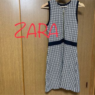 ザラ(ZARA)のZARA ノースリーブ　ニットワンピ(ひざ丈ワンピース)