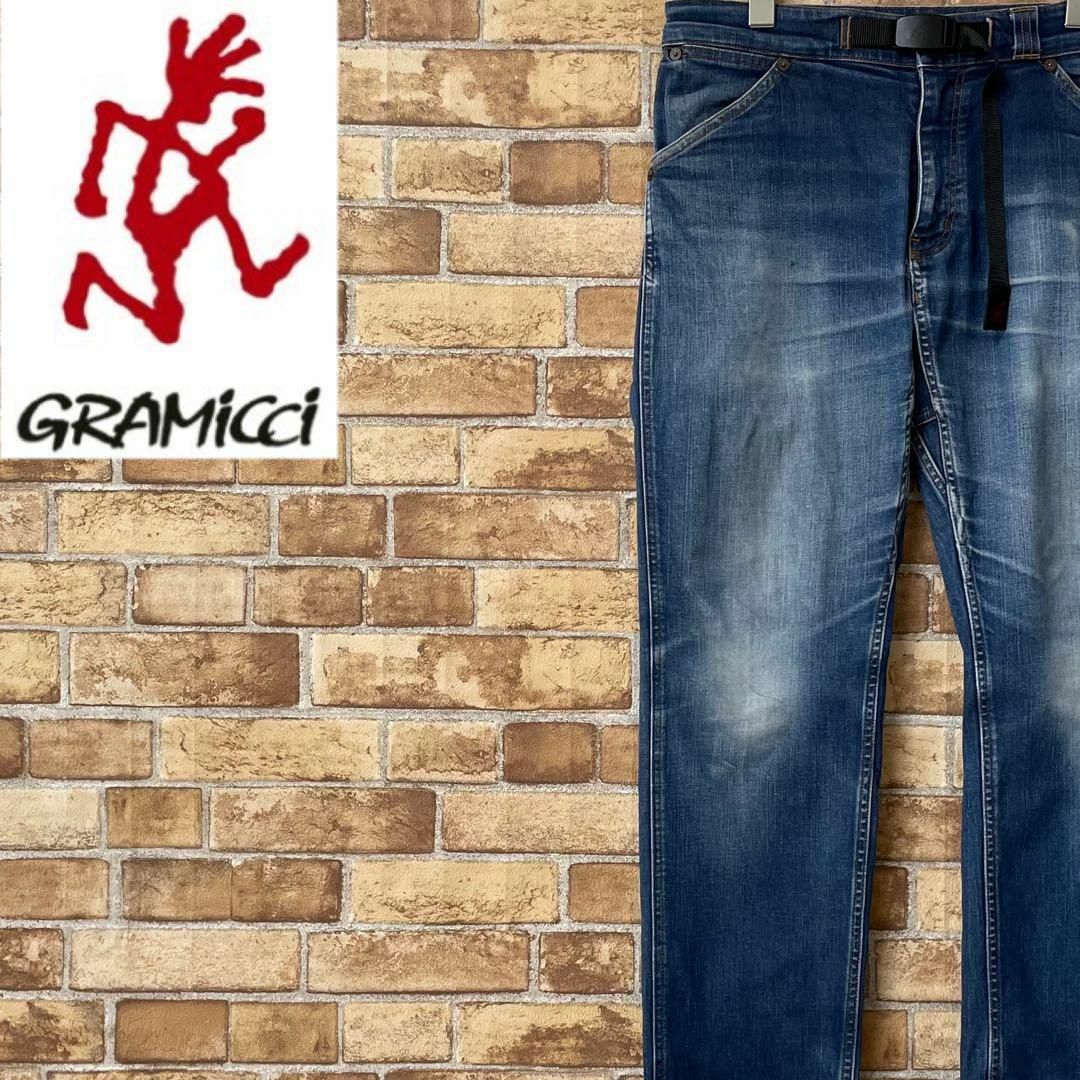 GRAMICCI(グラミチ)のグラミチ　デニム　ジーンズ　ジーパン　テーパード　クライミング　パンツ　M メンズのパンツ(デニム/ジーンズ)の商品写真