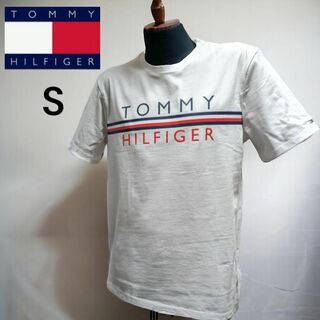 トミーヒルフィガー(TOMMY HILFIGER)の新品トミーヒルフィガー フラッグロゴ 半袖Tシャツ Sサイズ　White(Tシャツ/カットソー(半袖/袖なし))