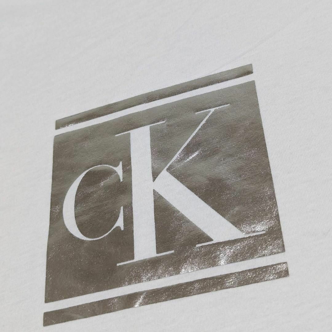 Calvin Klein(カルバンクライン)のCALVIN KLEIN カルバン・クライン モノグラム 半袖Tシャツ 白　M メンズのトップス(Tシャツ/カットソー(半袖/袖なし))の商品写真