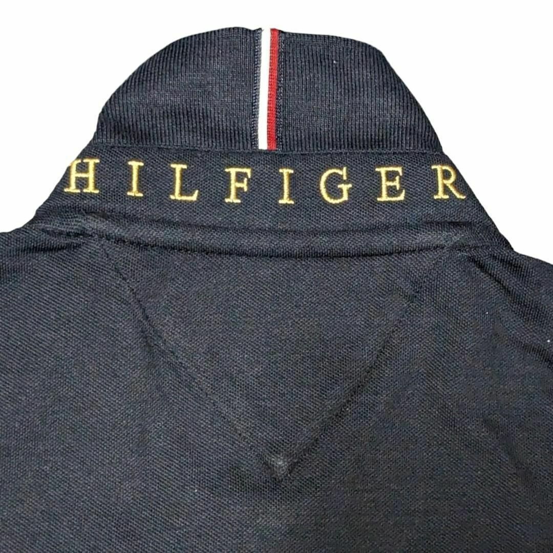 TOMMY HILFIGER(トミーヒルフィガー)のTOMMYHILFIGER ポロシャツ ゴルフウェア 刺繍 L ネイビー ゴルフ メンズのトップス(ポロシャツ)の商品写真