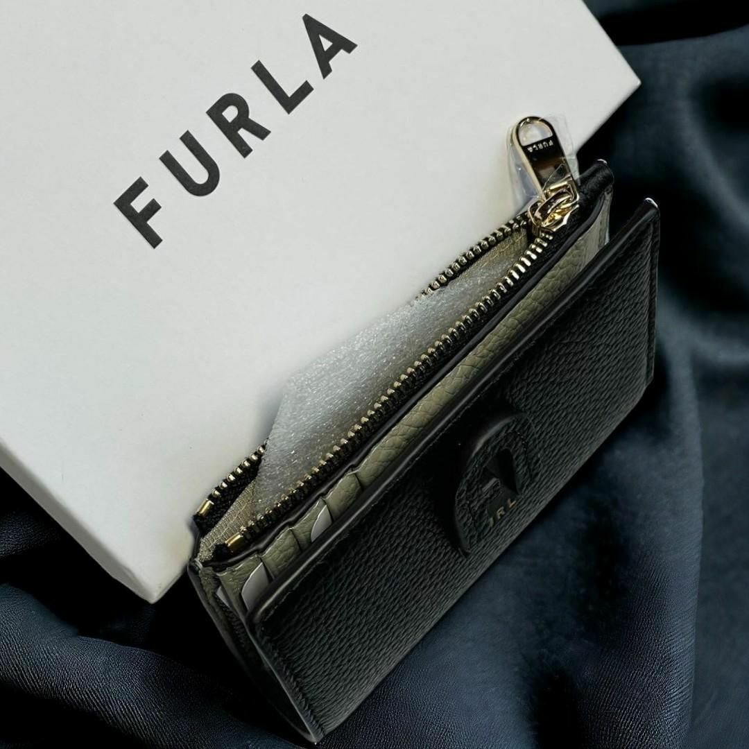 Furla - 【新品】FURLA フルラ ブラック 折り財布 コンパクト ミニ