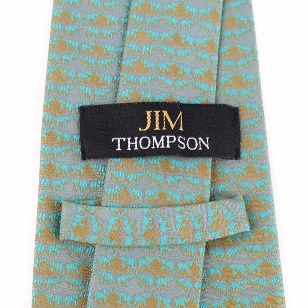 Jim Thompson(ジムトンプソン)のジムトンプソン ブランドネクタイ 総柄 シルク メンズ グリーン JIM THOMPSON メンズのファッション小物(ネクタイ)の商品写真