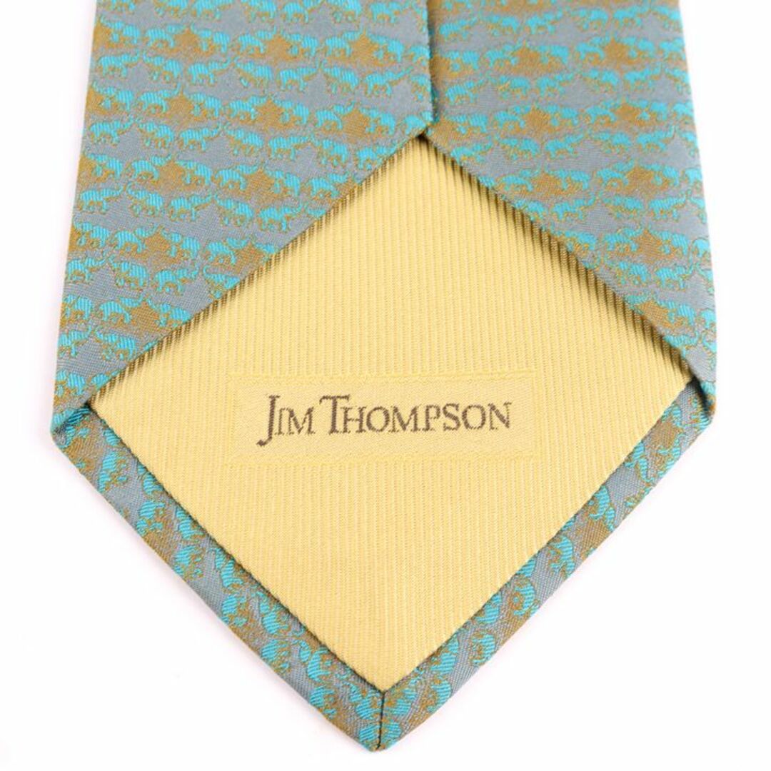 Jim Thompson(ジムトンプソン)のジムトンプソン ブランドネクタイ 総柄 シルク メンズ グリーン JIM THOMPSON メンズのファッション小物(ネクタイ)の商品写真