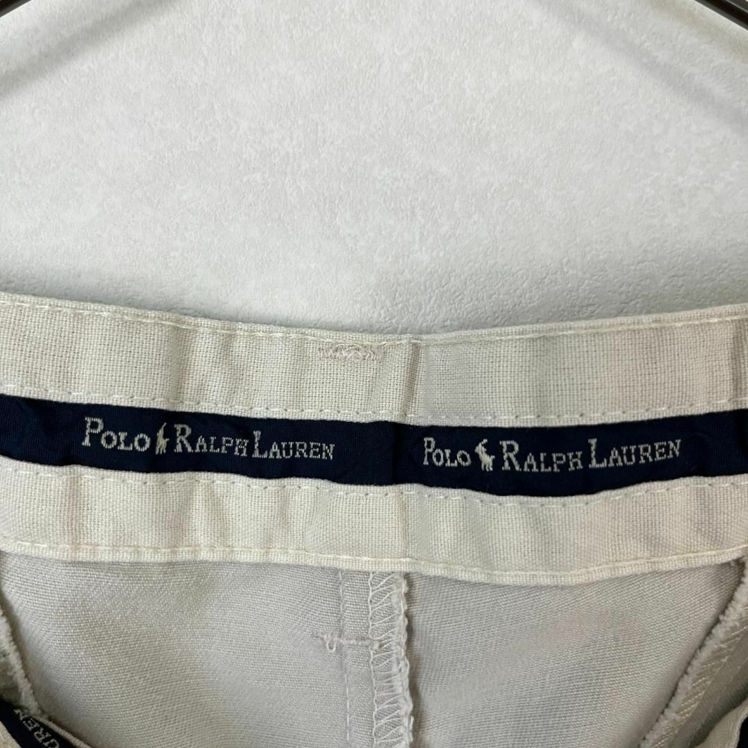 POLO RALPH LAUREN(ポロラルフローレン)の90s USA製 W31 ポロラルフローレン ハモンド ポロチノ タックチノパン メンズのパンツ(スラックス)の商品写真