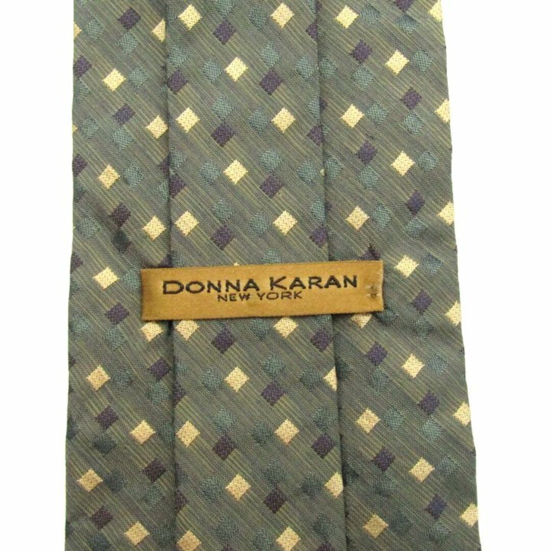 Donna Karan(ダナキャラン)のダナキャラン ブランドネクタイ ワイドタイ 小紋柄 シルク アメリカ製 メンズ グリーン系 Donna Karan メンズのファッション小物(ネクタイ)の商品写真