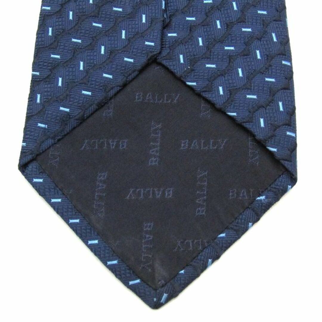 Bally(バリー)のバリー ブランドネクタイ ストライプ柄 小紋柄 シルク イタリア製 メンズ ネイビー BALLY メンズのファッション小物(ネクタイ)の商品写真