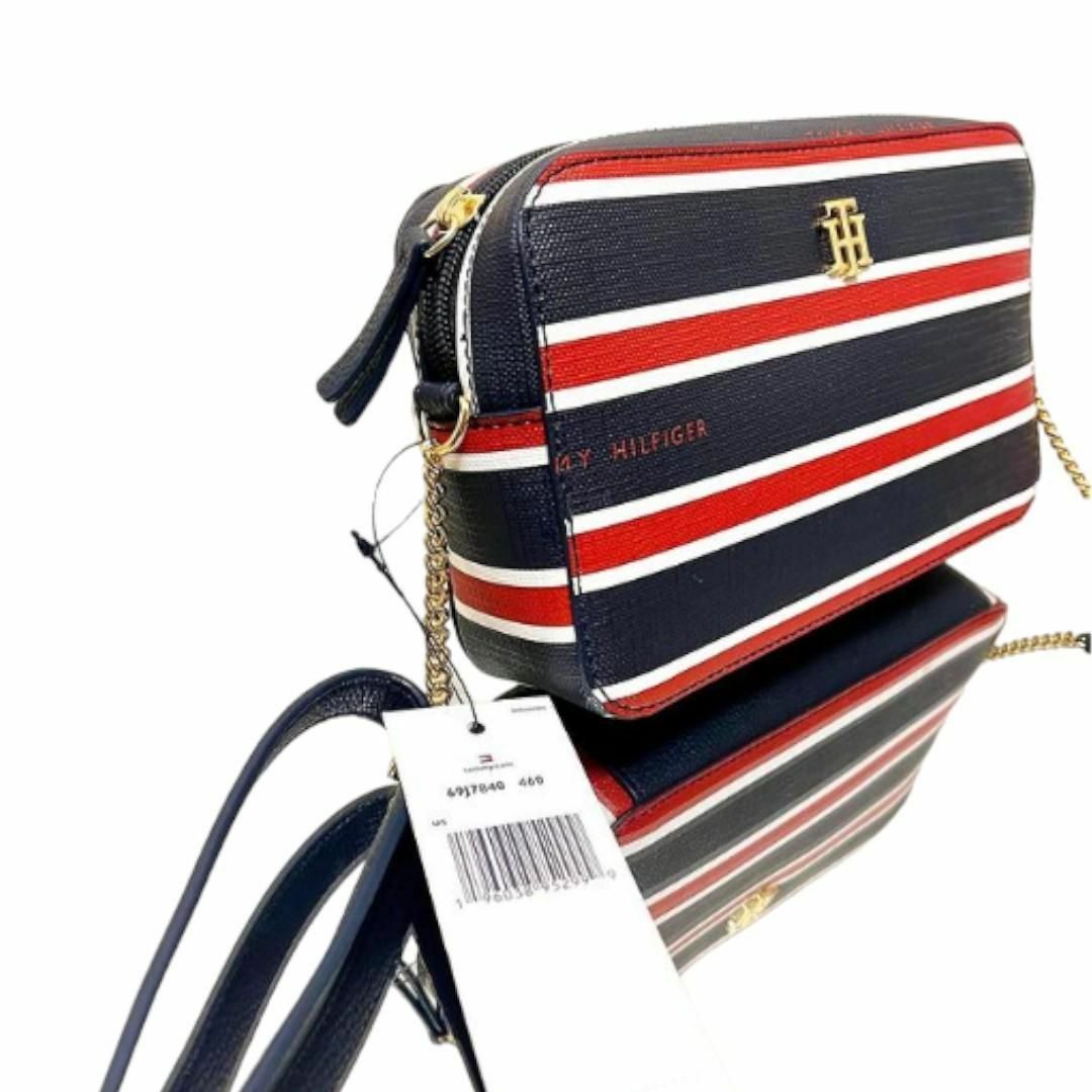 TOMMY HILFIGER(トミーヒルフィガー)のTOMMY HILFIGER トミーヒルフィガー レザー ショルダー バック レディースのバッグ(ショルダーバッグ)の商品写真