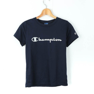 チャンピオン(Champion)のチャンピオン 半袖Tシャツ ロゴT スポーツウエア レディース Mサイズ ネイビー Champion(Tシャツ(半袖/袖なし))