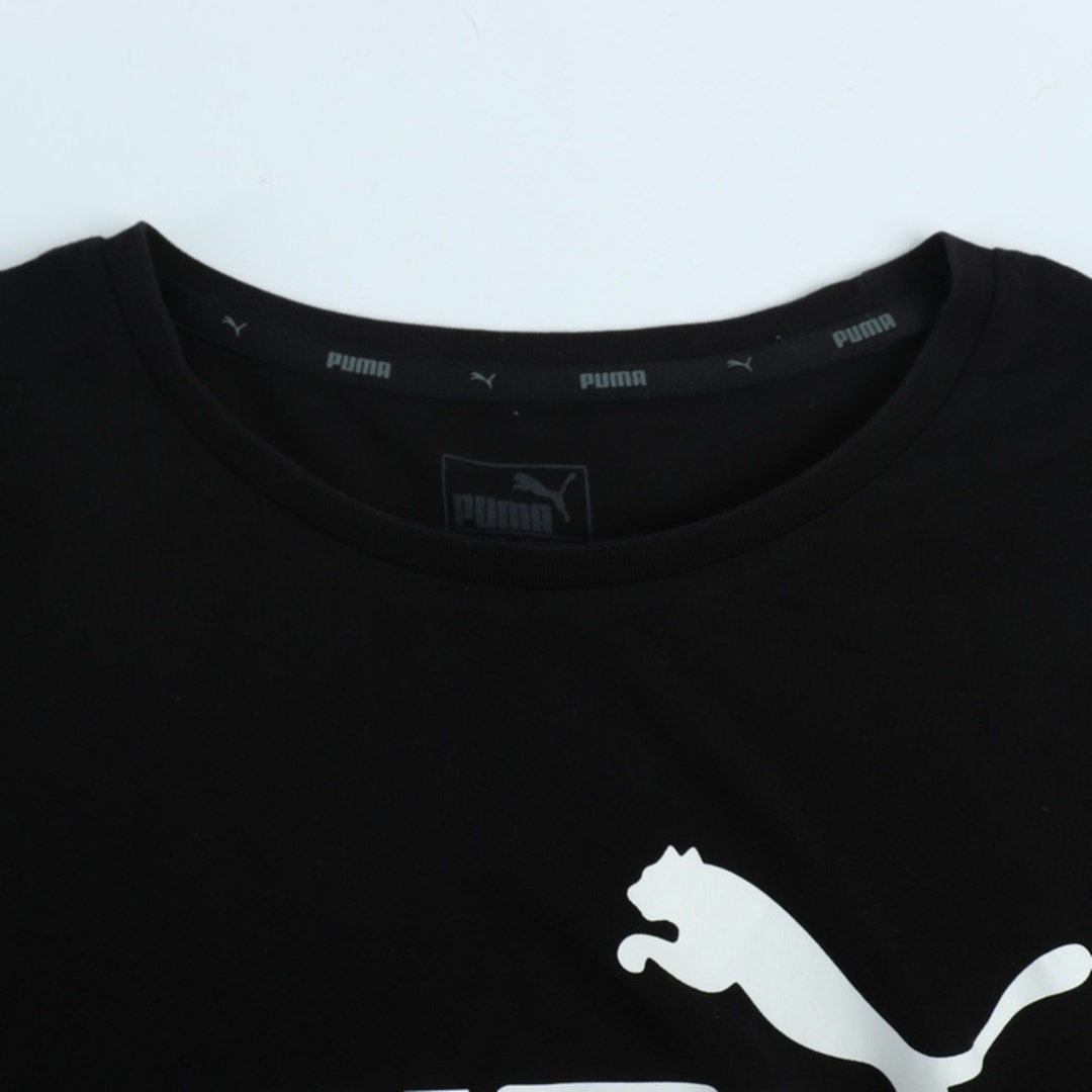 PUMA(プーマ)のプーマ 半袖Tシャツ ロゴT スポーツウエア 大きいサイズ レディース XLサイズ ブラック PUMA レディースのトップス(Tシャツ(半袖/袖なし))の商品写真