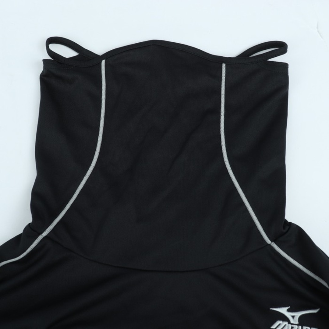 MIZUNO(ミズノ)のミズノ 長袖Tシャツ ハイネック ワンポイントロゴ スポーツウエア レディース Lサイズ ブラック Mizuno レディースのトップス(Tシャツ(長袖/七分))の商品写真