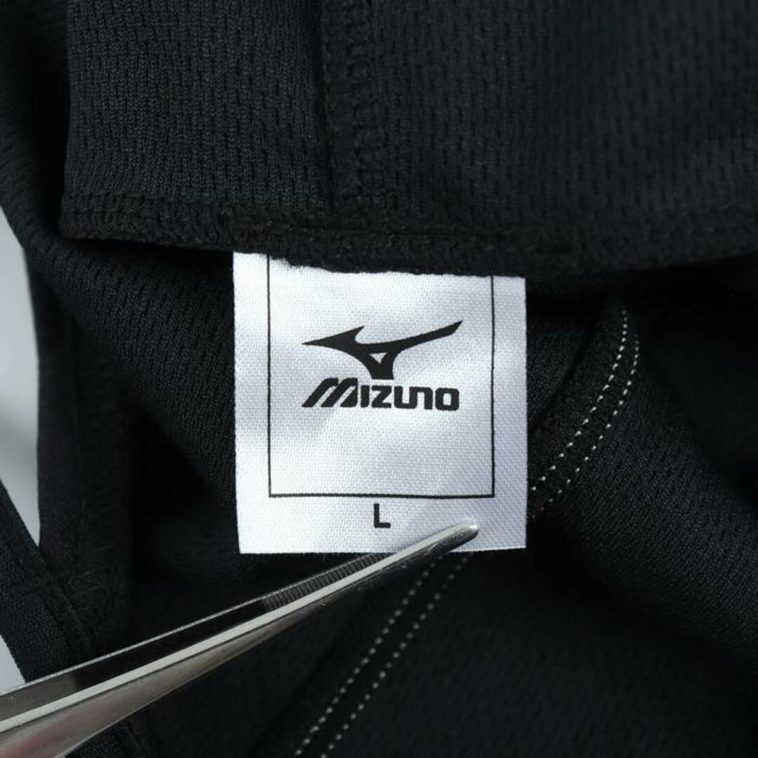 MIZUNO(ミズノ)のミズノ 長袖Tシャツ ハイネック 胸ロゴ スポーツウエア レディース Lサイズ ブラック Mizuno レディースのトップス(Tシャツ(長袖/七分))の商品写真