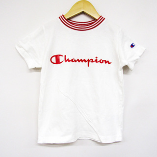 チャンピオン(Champion)のチャンピオン 半袖Tシャツ ロゴT コットン100% キッズ 男の子用 130サイズ ホワイト Champion(Tシャツ/カットソー)