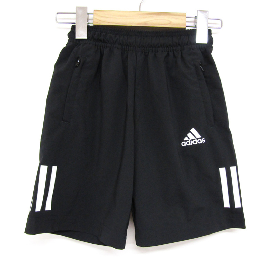 adidas(アディダス)のアディダス ショートパンツ ハーフパンツ エアロレディ キッズ 男の子用 120サイズ ブラック adidas キッズ/ベビー/マタニティのキッズ服男の子用(90cm~)(パンツ/スパッツ)の商品写真