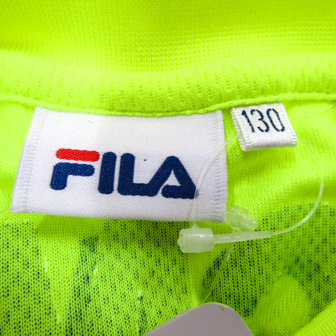 FILA(フィラ)のフィラ 半袖Tシャツ ロゴT スポーツウエア 未使用品 キッズ 男の子用 130サイズ イエロー FILA キッズ/ベビー/マタニティのキッズ服男の子用(90cm~)(Tシャツ/カットソー)の商品写真