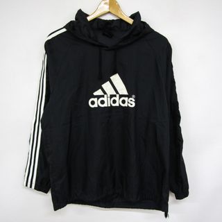 アディダス(adidas)のアディダス 長袖パーカー 3ストライプス スポーツウエア キッズ 男の子用 160サイズ ブラック adidas(Tシャツ/カットソー)