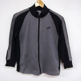 ナイキ(NIKE)のナイキ ジップアップスウェット スエット トラックジャケット キッズ 男の子用 140サイズ グレー NIKE(その他)