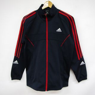 アディダス(adidas)のアディダス ジップアップジャージ クライマライト 袖ライン キッズ 男の子用 160サイズ ネイビー adidas(その他)